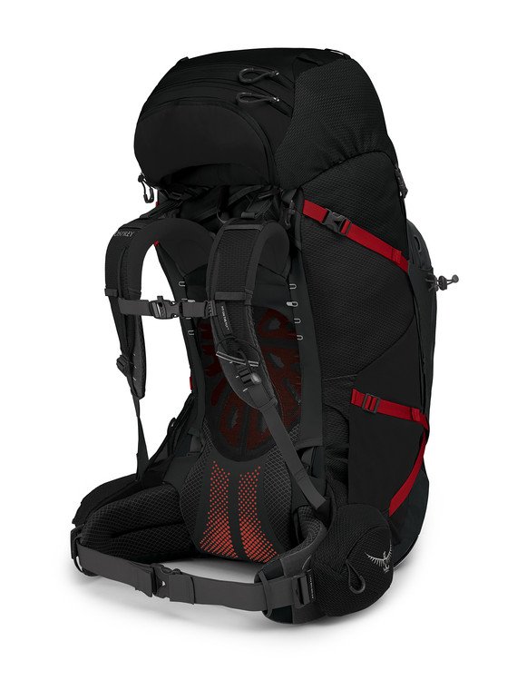 Osprey Aether Plus 85 Backpack - Lightweight Hiking Backpack for Men & Women - Large Capacity Travel Backpacking Pack - Perfect for Long-Distance Trekking & Outdoor Adventures