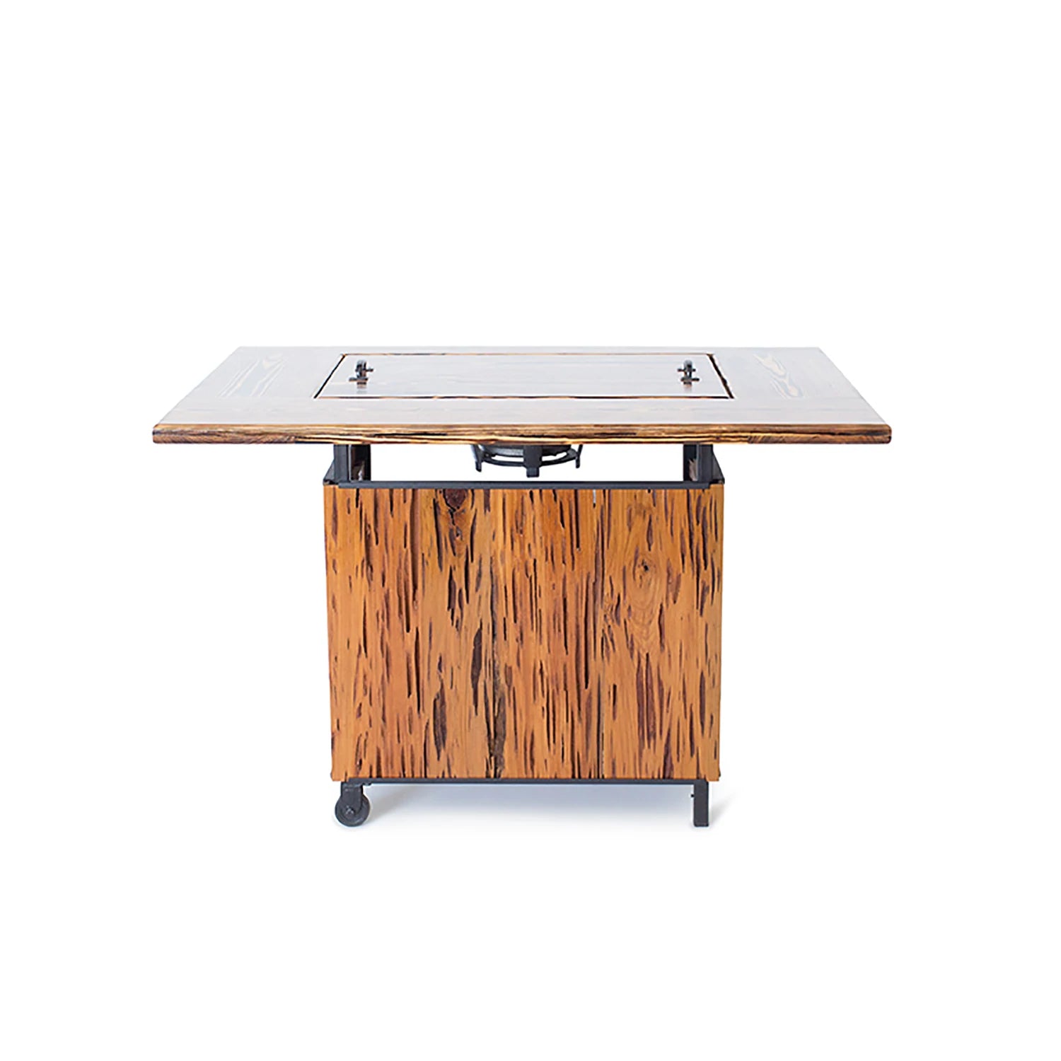 Premium Backyard Hibachi Grill - Pecky Cypress Wood - Perfect for Outdoor Cooking, BBQ, and Patio Dining | BY BHPOGPC