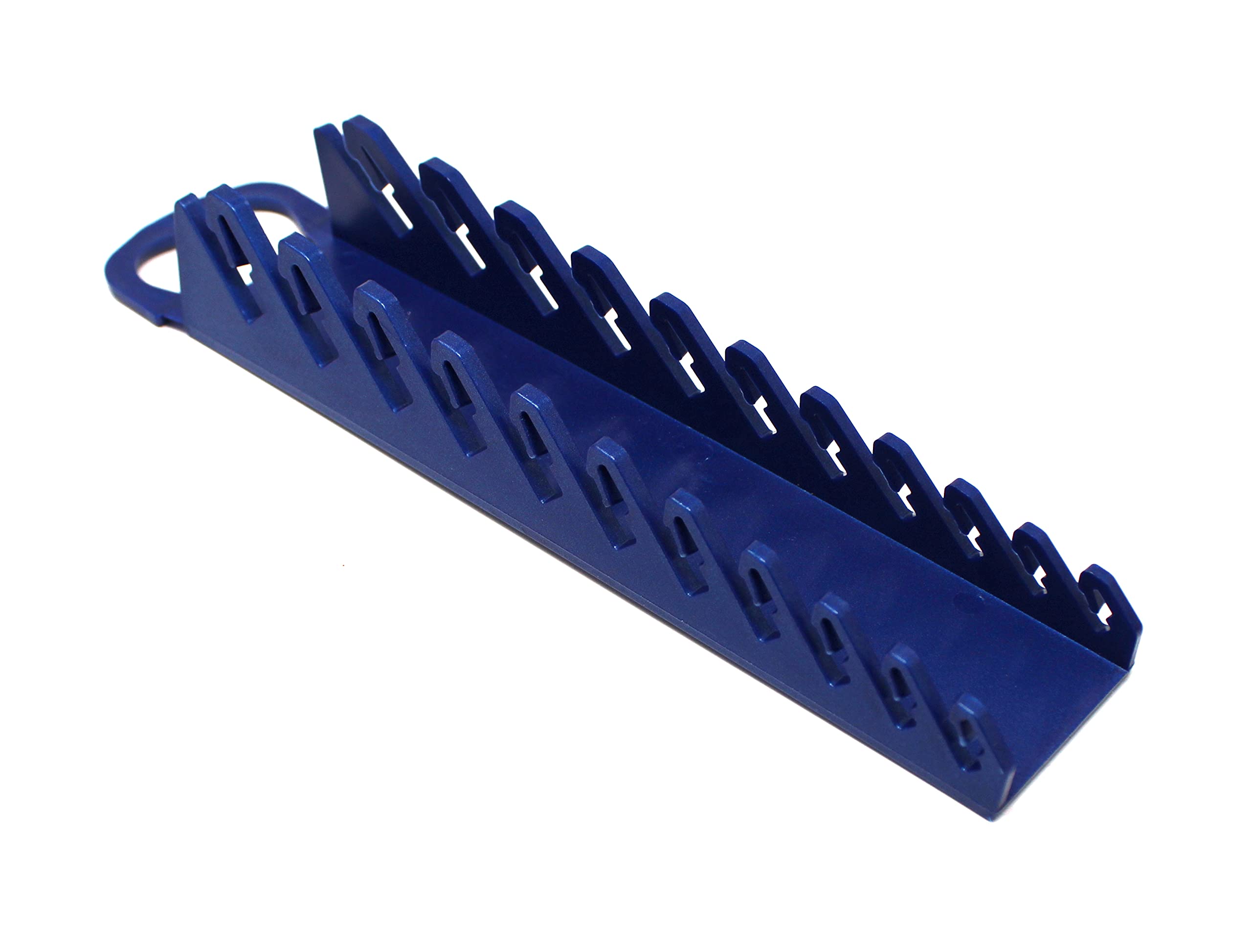 JSP Manufacturing 11-Tool Gripper Wrench Organizer Tool Tray Kit - 4 Piece Set (Red & Blue) for Stubby & Line Wrenches - Perfect for Mechanics, DIY & Garage Organization