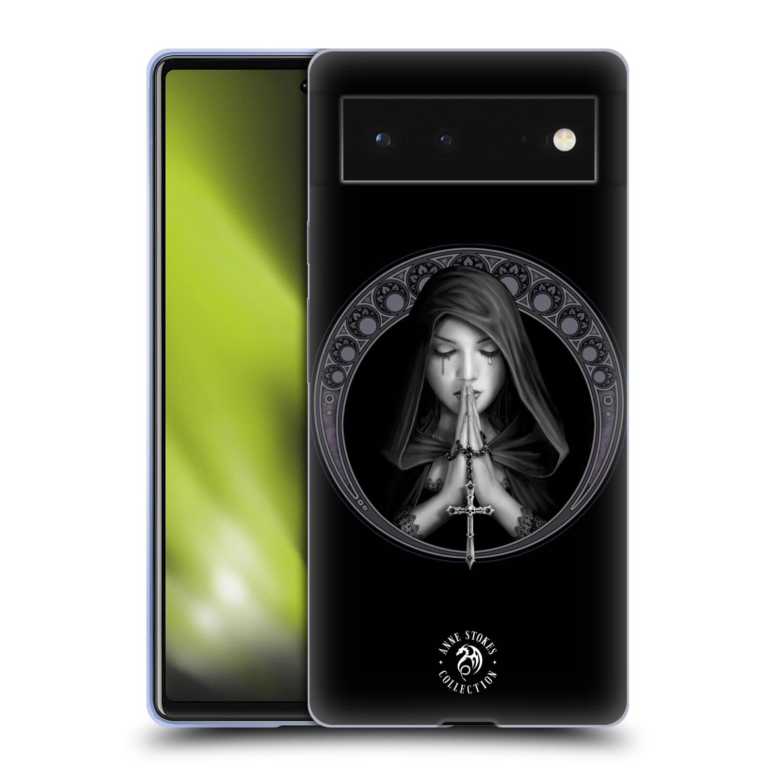 Anne Stokes Gothic Pixel 6 Case - Dark Prayer Art for Everyday Protection