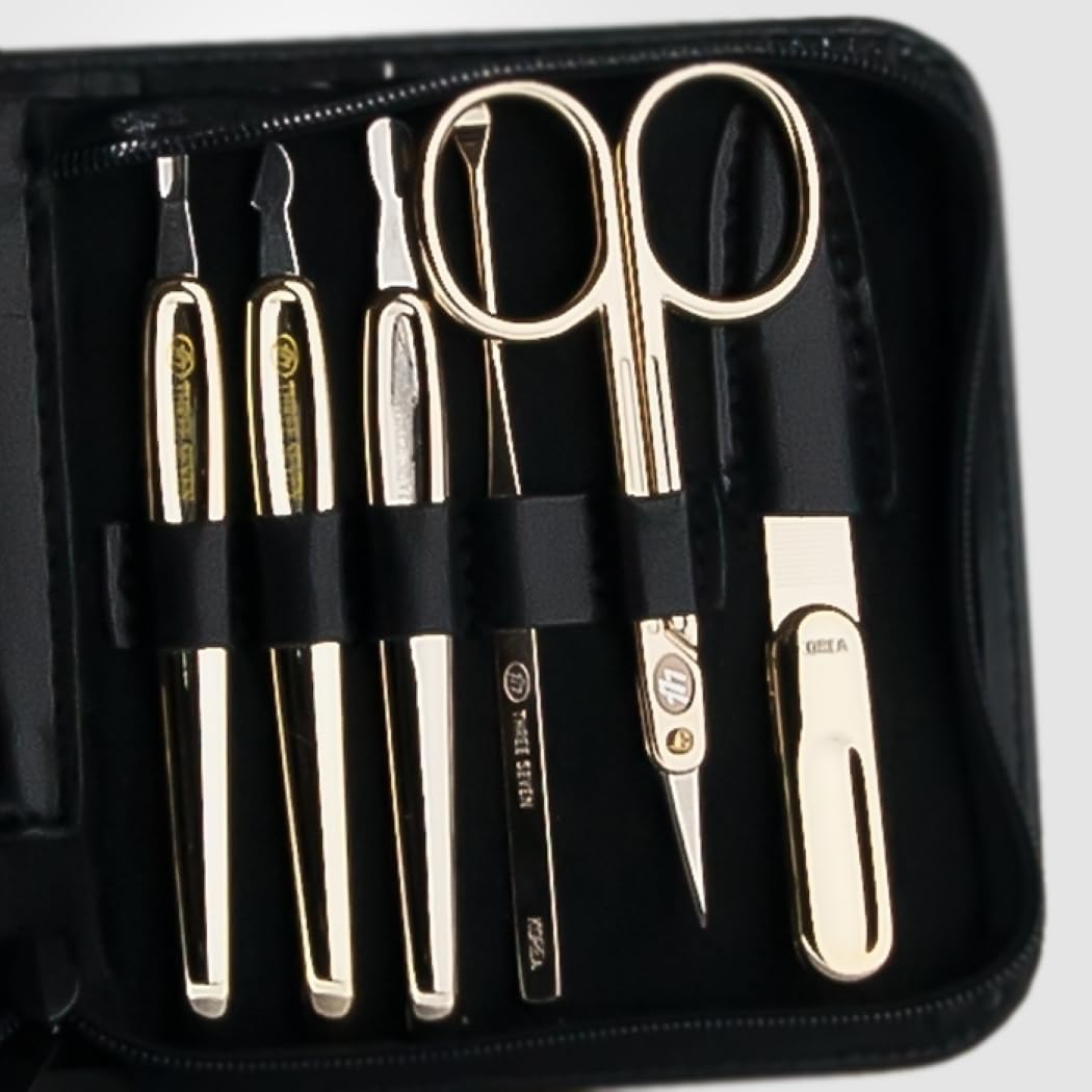Premium Korean Nail Clippers Set - 777 Travel Manicure & Pedicure Grooming Kit (Made in Korea Since 1975) | Professional Nail Care for Home, Travel & Salon Use