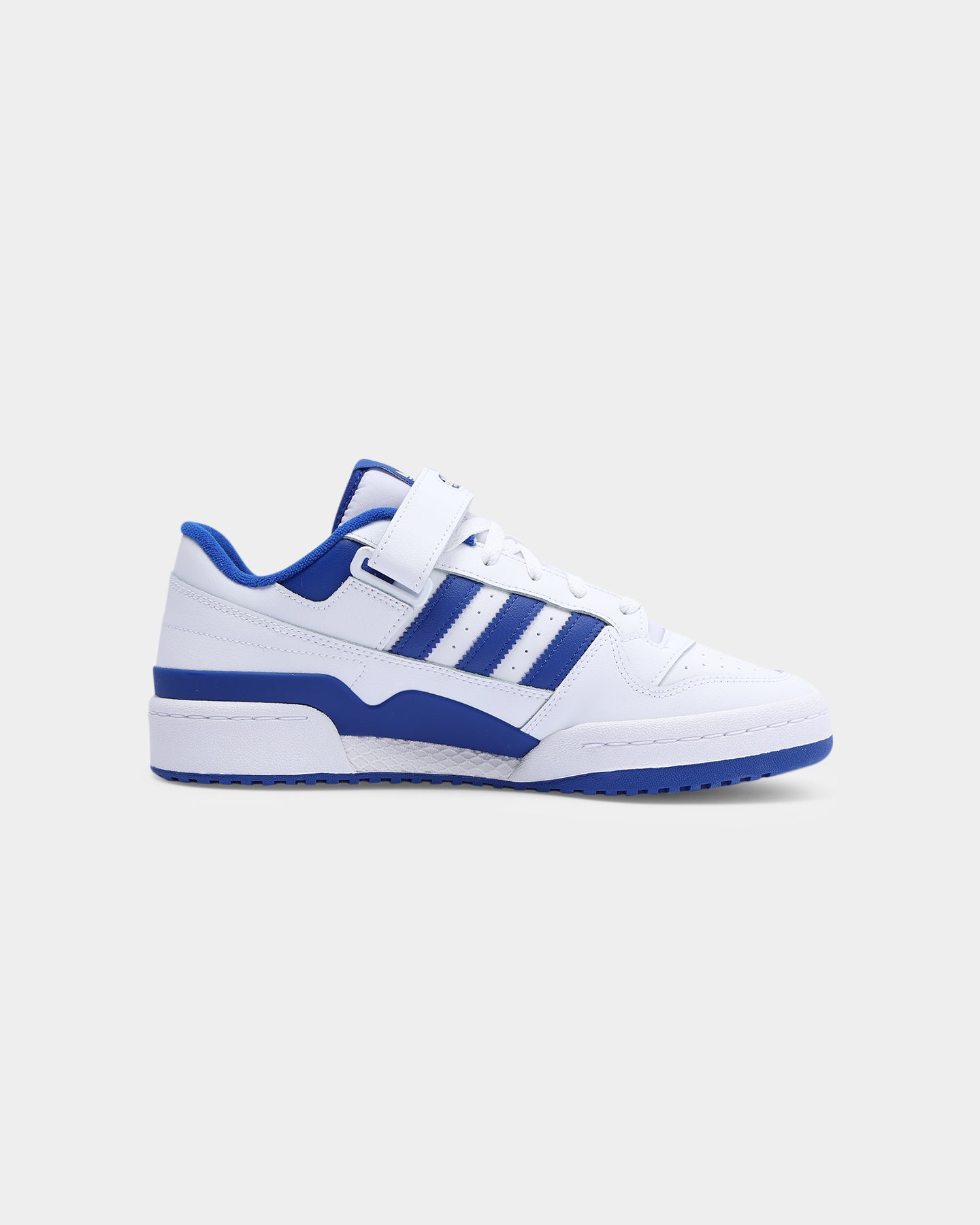 Adidas Men's Forum Low Sneakers - Cloud White / Royal Blue - Casual & Streetwear Shoes for Men | Perfect for Everyday Wear, Gym, and Urban Fashion