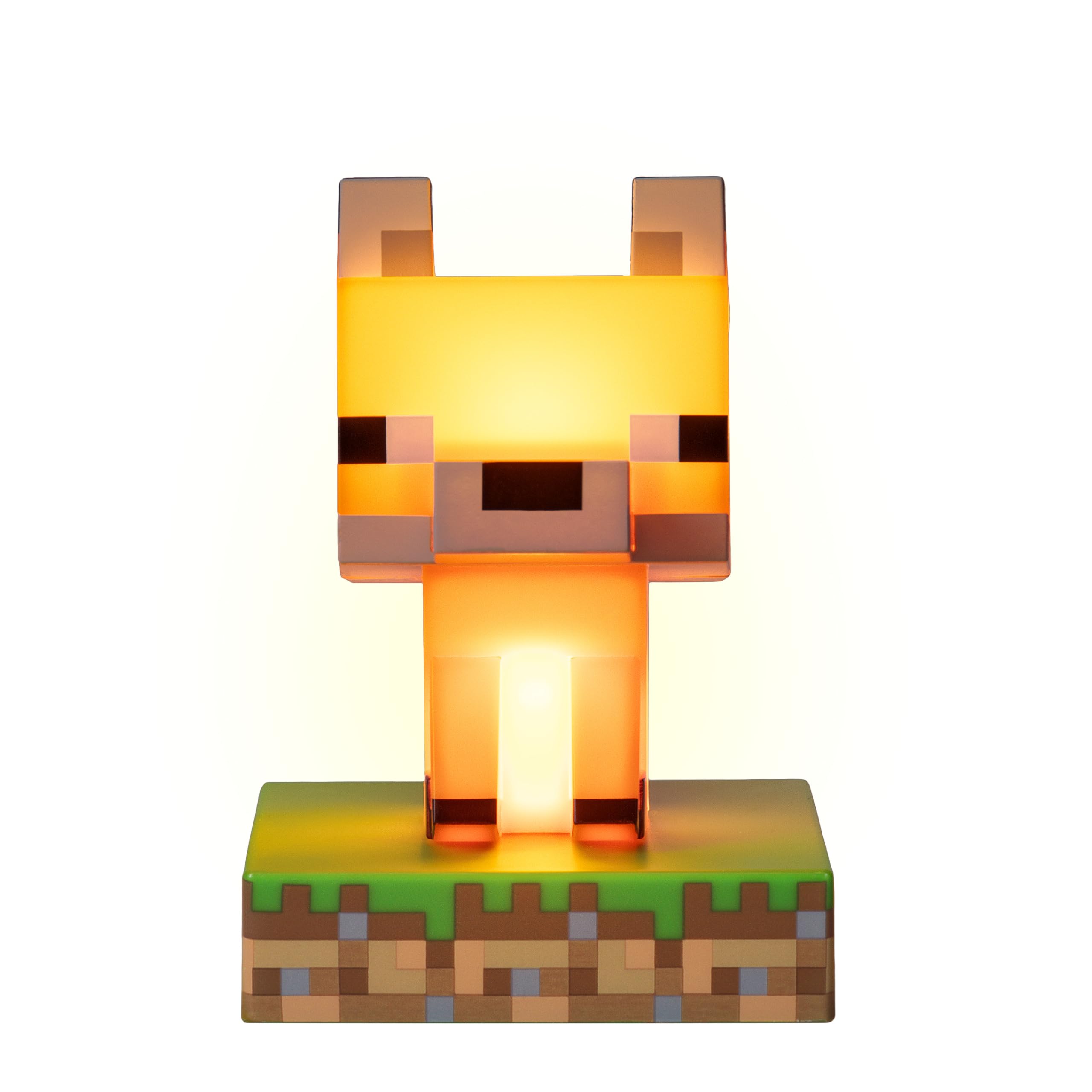 Official Minecraft Fox LED Desk Lamp - Licensed Gaming Room Decor for Kids & Teens, Night Light for Bedroom & Playroom | Perfect Gift for Gamers & Minecraft Fans