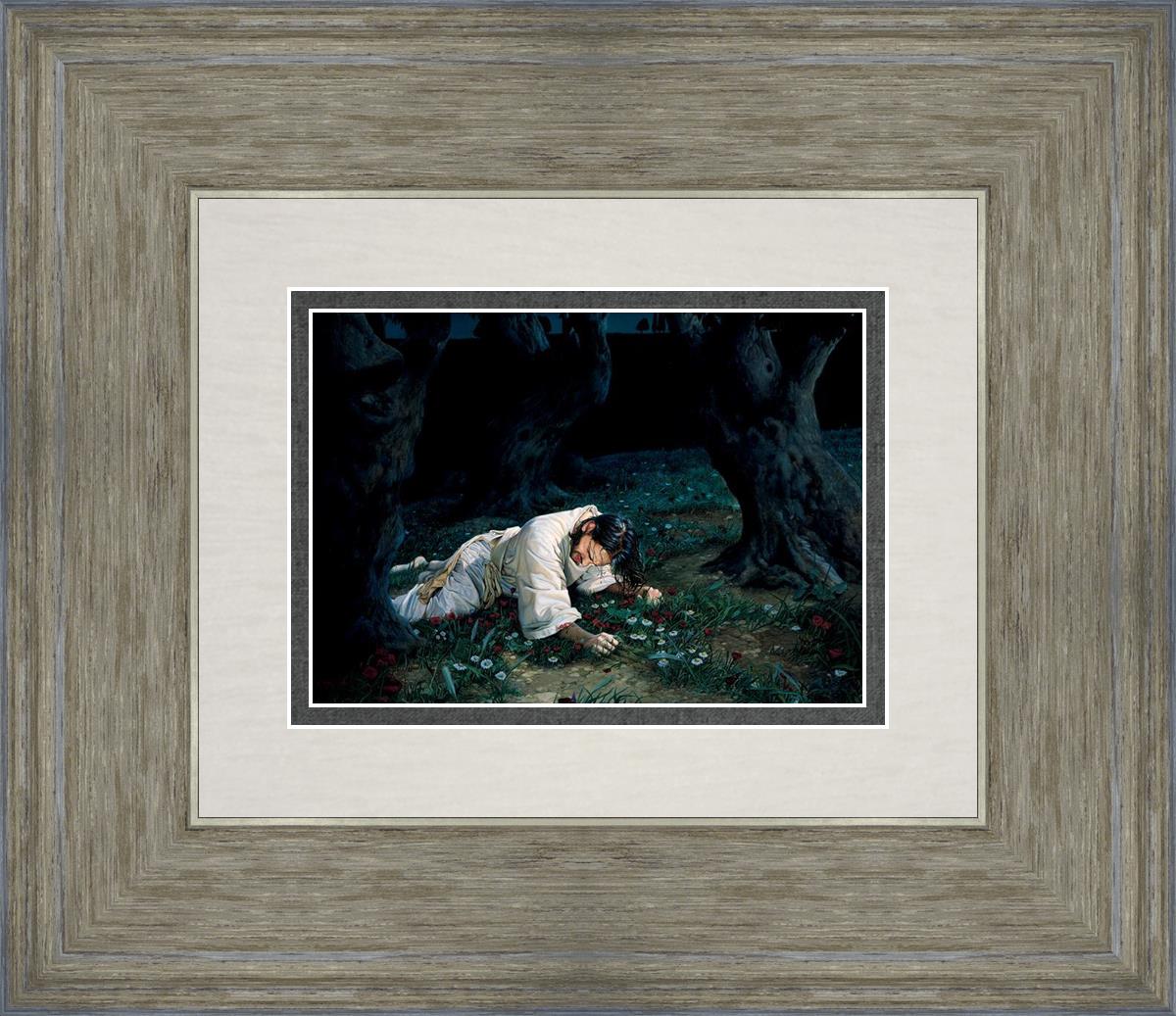 Gethsemane by Liz Lemon Swindle - Inspirational Christian Art Print for Home & Church Decor - Perfect for Prayer Rooms, Gifts & Wall Art