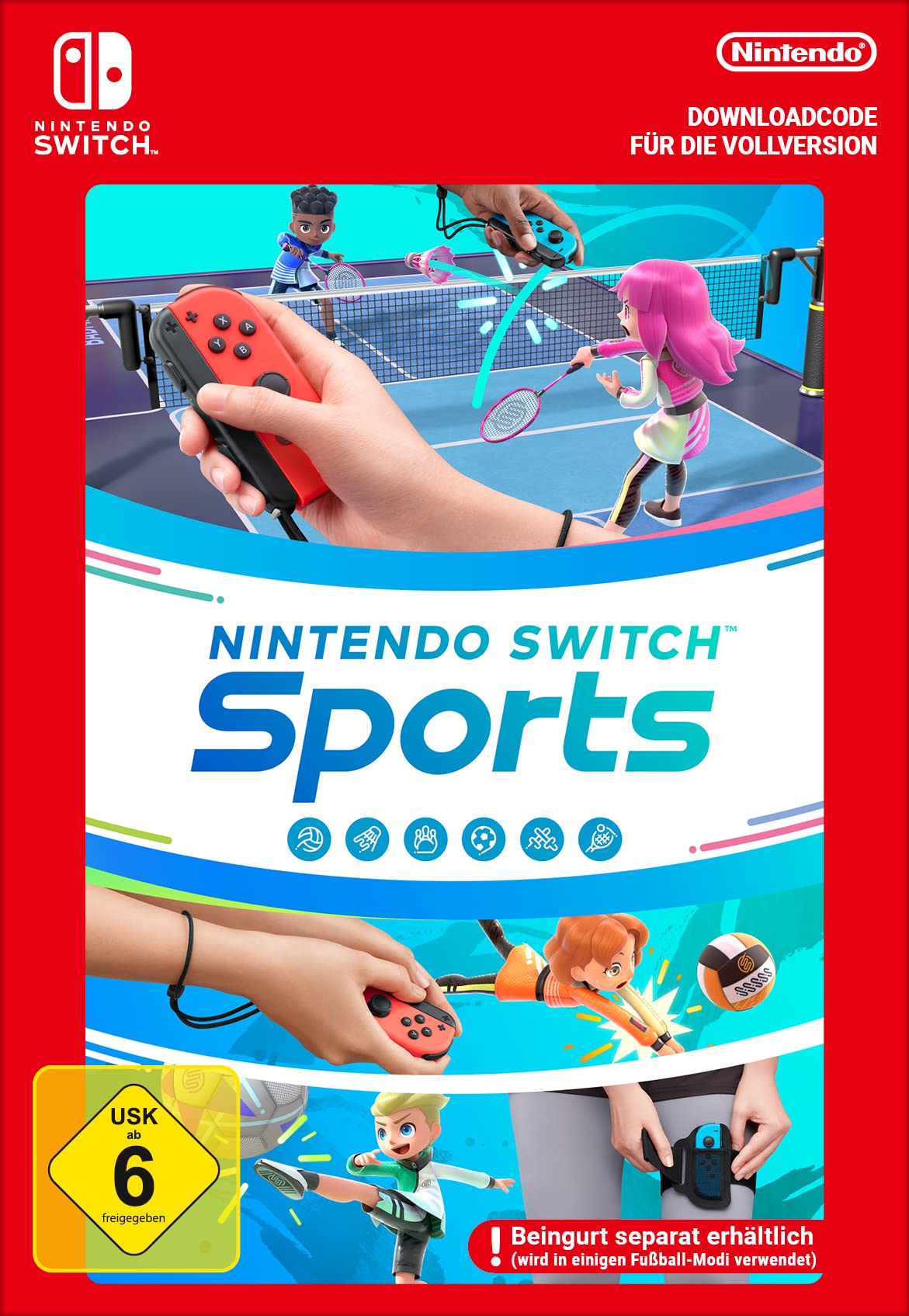Nintendo Switch Sports - Standard Edition | Digital Download Code for Nintendo Switch | Fun Family & Party Multiplayer Game