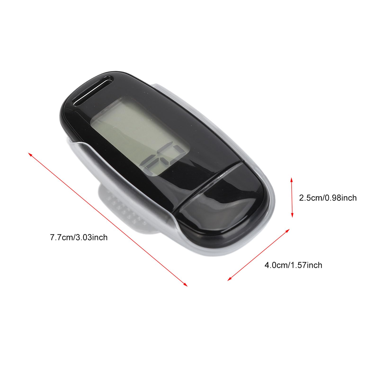 Accurate Pedometer for Walking & Running - Digital Step Counter with Large Display, USB Rechargeable, Clip-On Activity Tracker for Seniors & Adults - Perfect for Fitness Tracking, Weight Loss & Daily Exercise Motivation
