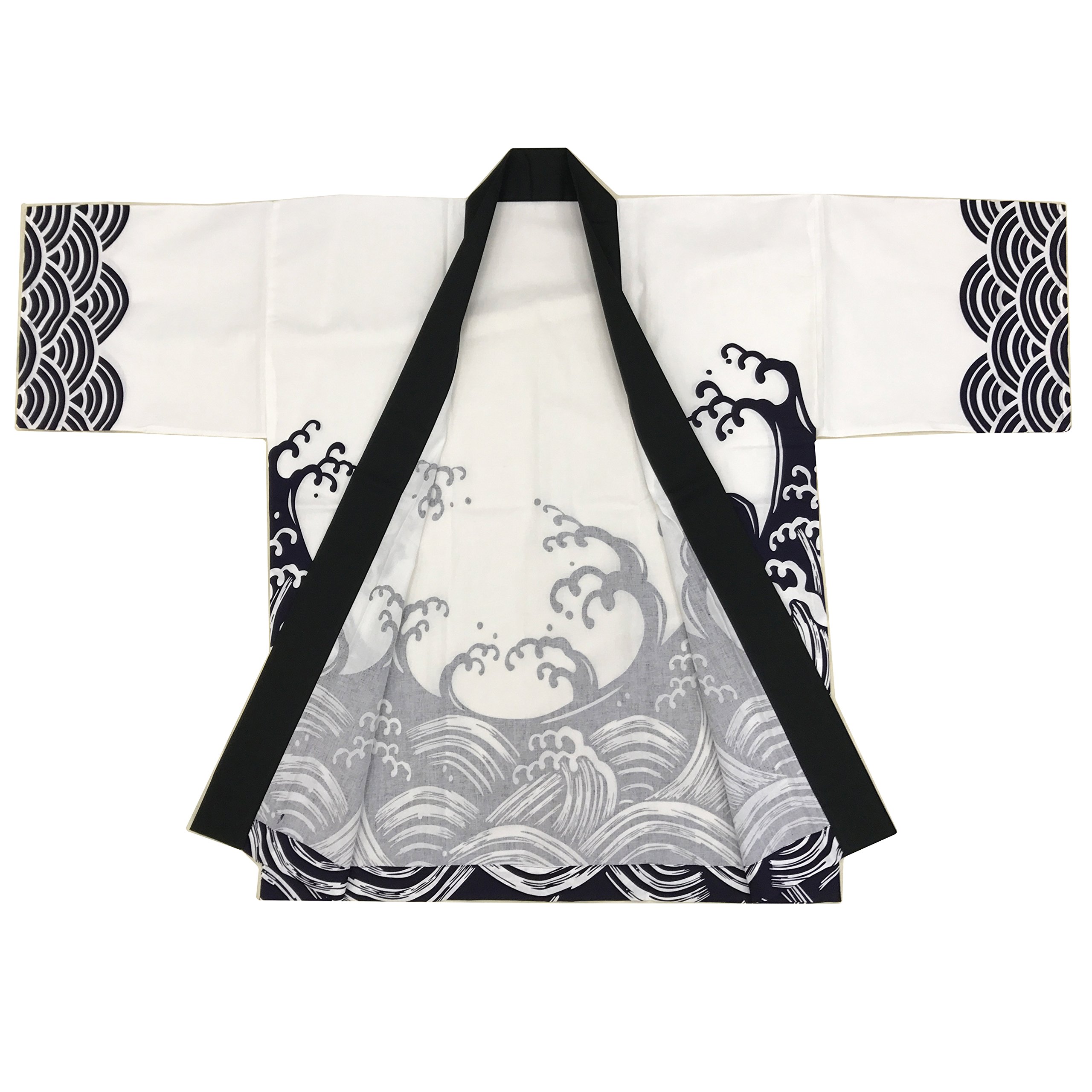 Japanese Festival Hanten Happi Coat - Traditional Cotton Kimono Jacket for Summer Matsuri, Bon Odori & Cultural Events - Perfect for Cosplay, Costume Parties & Themed Celebrations