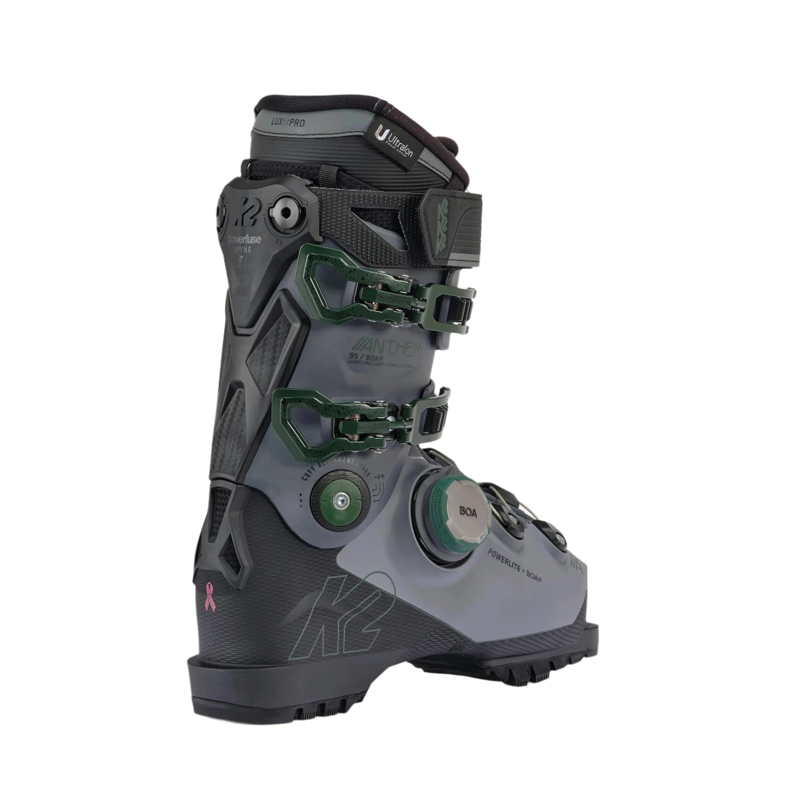 K2 Anthem 95 BOA Ski Boots 2025 - Men's/Women's Performance Ski Boots with BOA Closure System for All-Mountain Skiing & Freeride Adventures