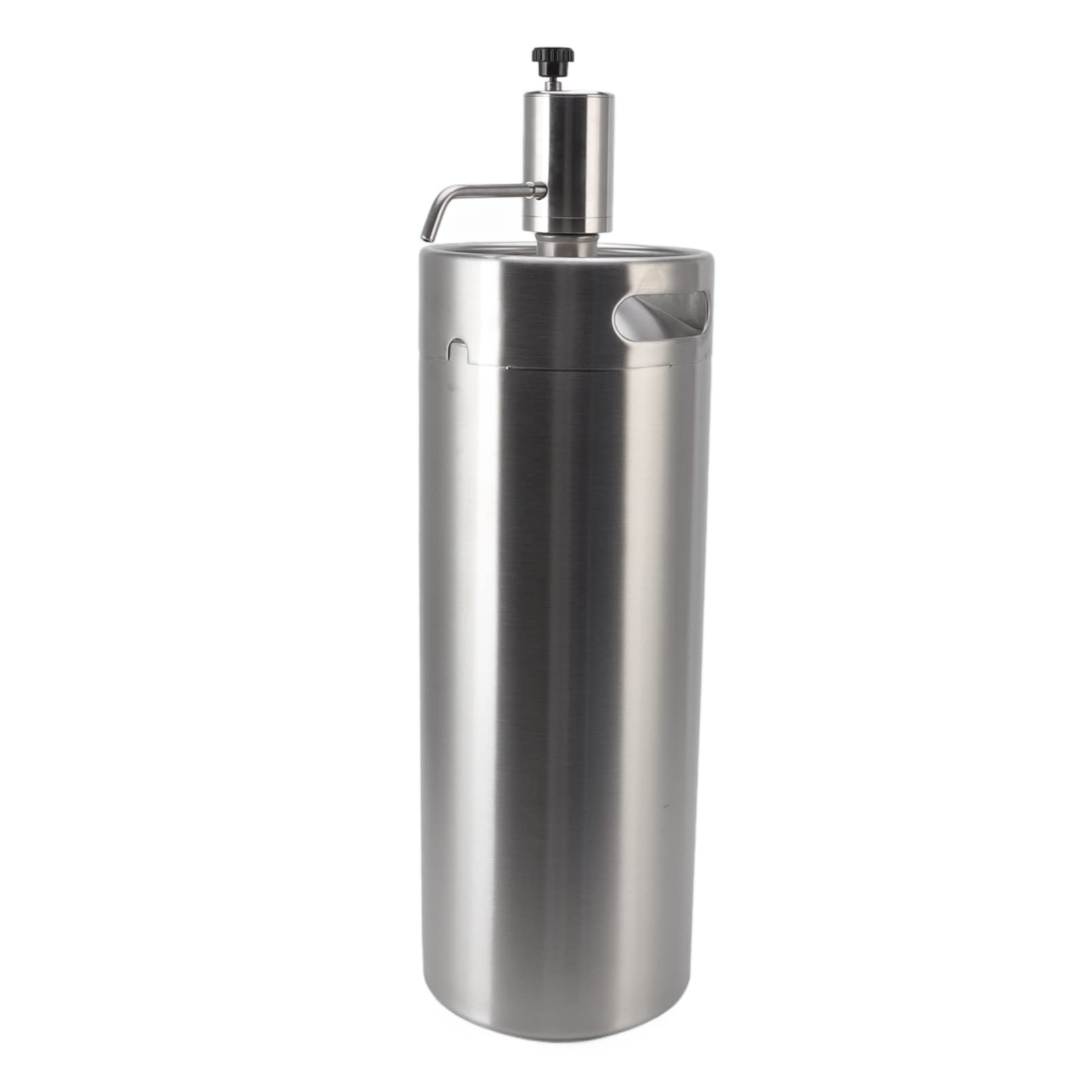 Portable Electric Beer Keg Growler with Dispenser - Single Wall Stainless Steel for Outdoor Camping, Picnics & Tailgating | Perfect for Home Brewing & Parties