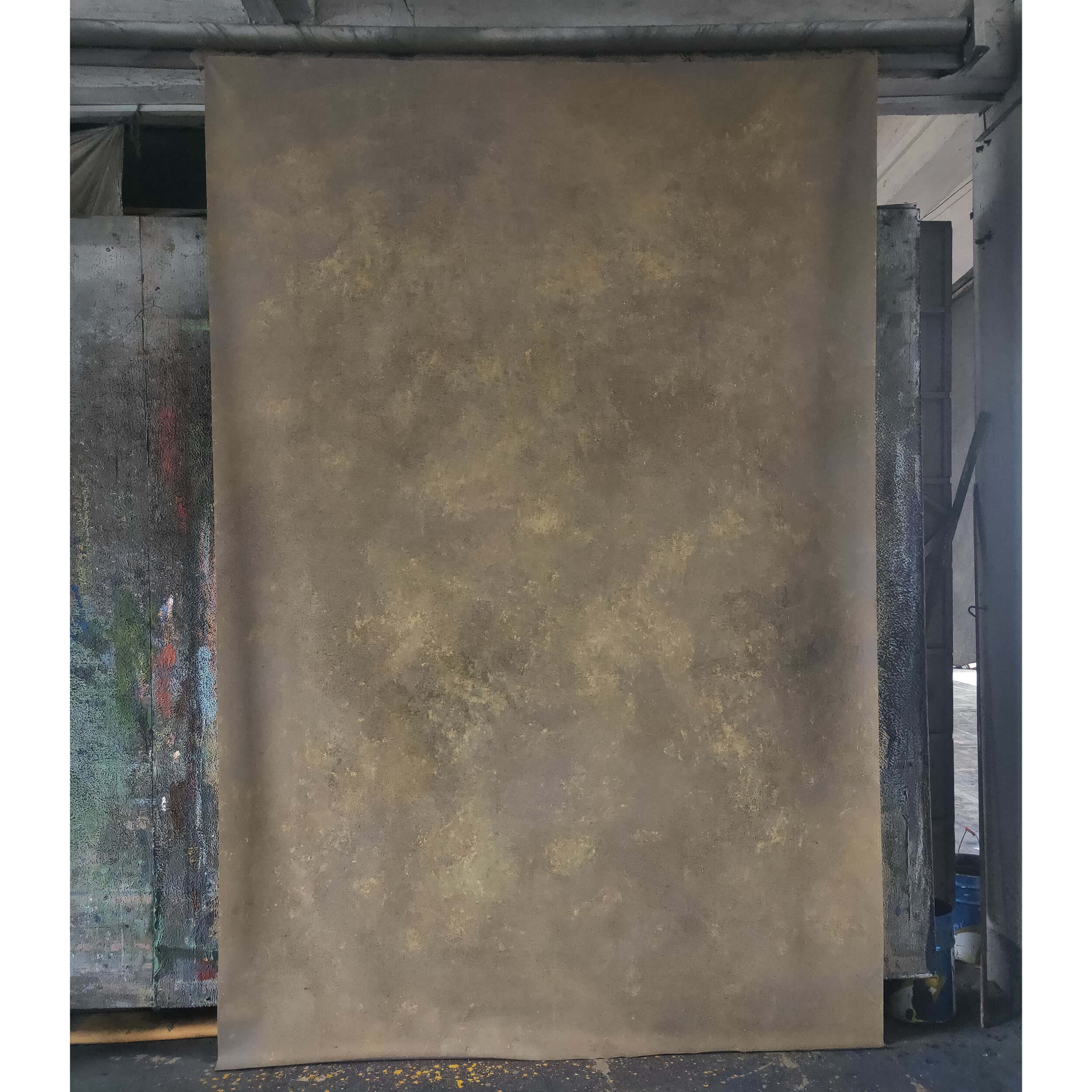 HP NS 2-Pack 3m Medium Textured Hand Painted Photo Backdrop - Moss Green | Perfect for Photography Studio, Portrait Shoots & Product Photography