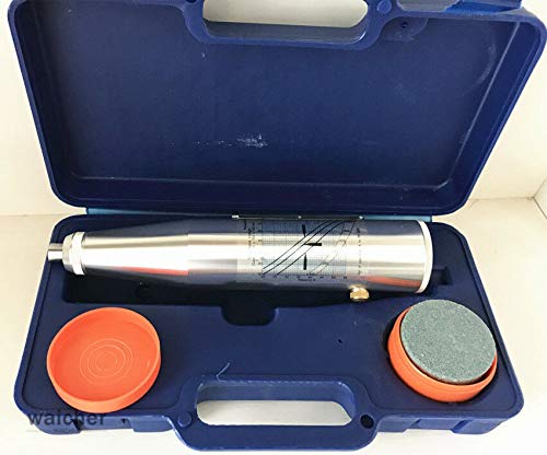 Schmidt Hammer Rebound Tester - Concrete Strength Testing Instrument | Non-Destructive NDT Tool for Construction & Engineering Projects | Perfect for On-Site Quality Control & Structural Assessment