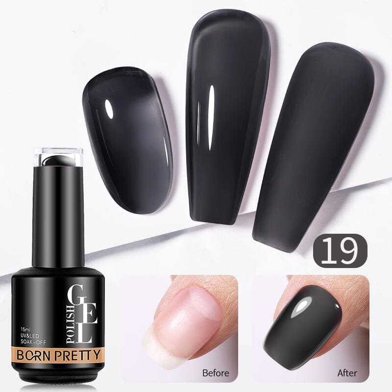 BORN PRETTY 15ml Rubber Base Gel - Long-Lasting Nail Strengthener for DIY Manicures & Professional Nail Salons | Perfect for Gel Extensions & Nail Art