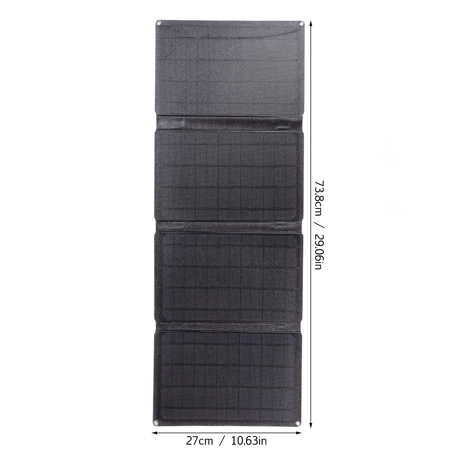 EXCLUZO 32W 5V Monocrystalline Solar Panel Charger Kit - Semi Flexible Portable Solar Charger for Boats, Cars, RVs & Outdoor Appliances | Perfect for Camping, Emergency Power & Off-Grid Charging