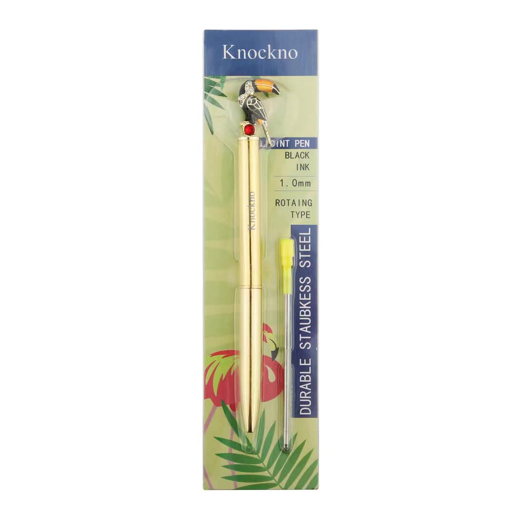 Cute Toucan Pen - Unique Gift for Women, Kids & Office - with Extra Refill for School & Party