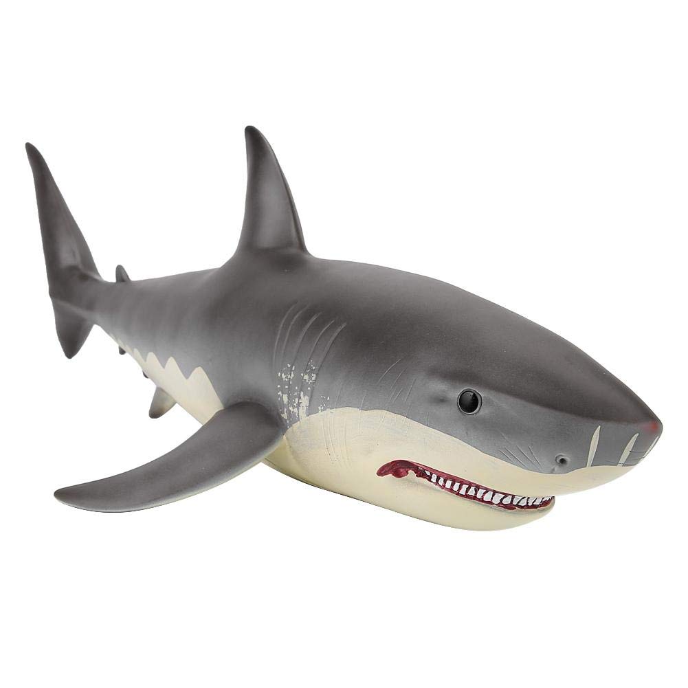 Great White Shark Toy Figure - Realistic Shark Model for Kids, Collectors & Gifts | Ocean-Themed Play, Educational STEM Learning & Home Decor