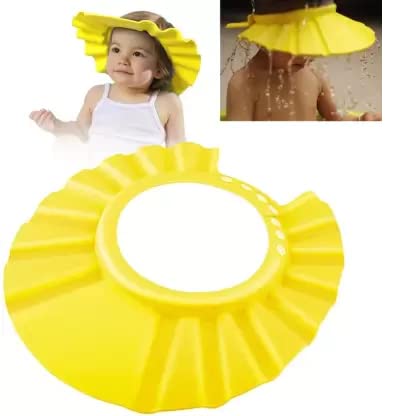 C7Gangani Baby Shower Cap for 1 Year Old - Soft Waterproof Bathing Hat for Toddlers - Perfect for Hair Protection During Bath Time & Swimming