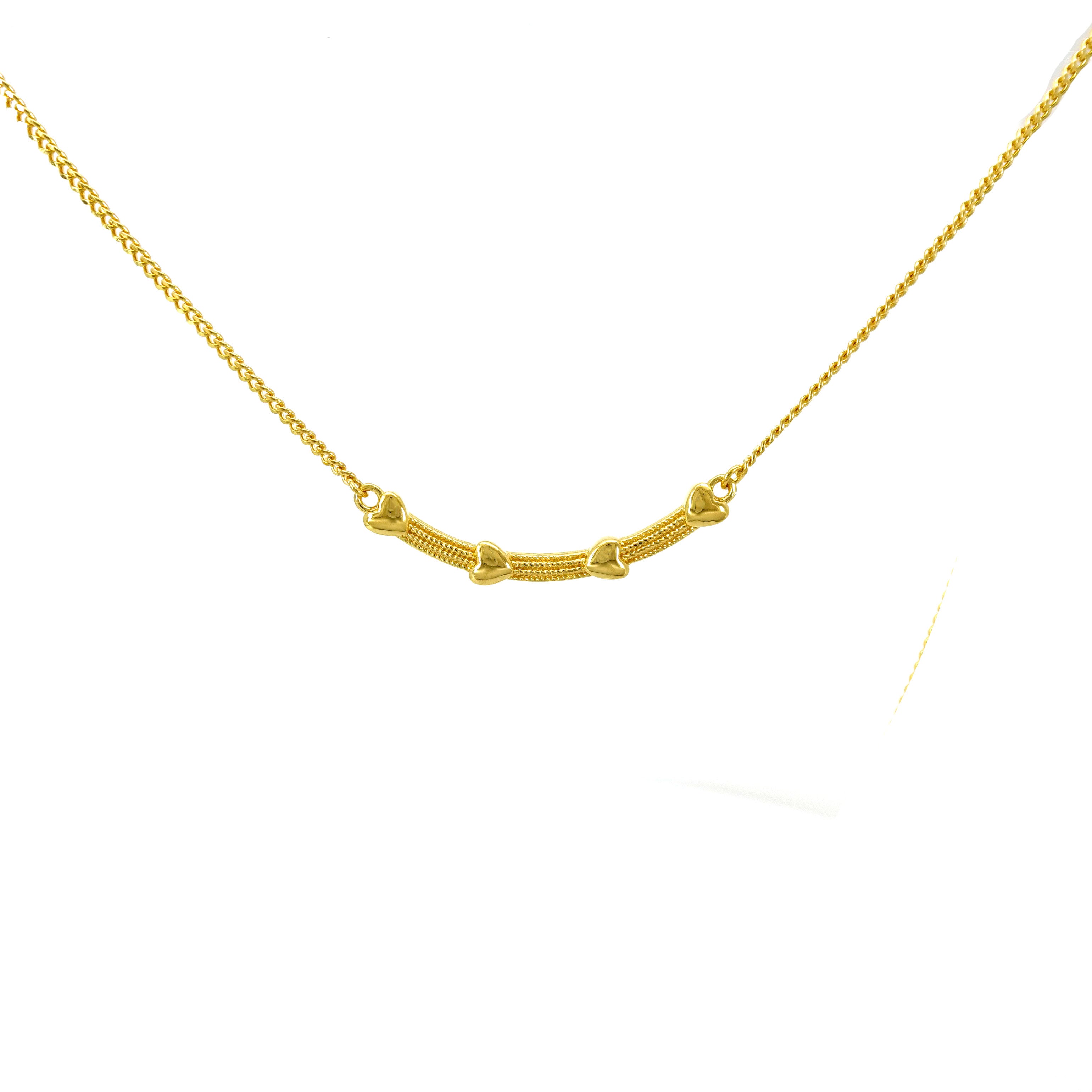 24K Gold Necklace for Women - Elegant Solid Gold Pendant Chain Jewelry Gift for Anniversary, Birthday & Valentine's Day | Perfect for Parties, Weddings & Special Occasions