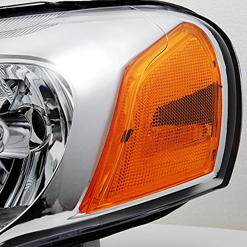 AKKON Chrome Clear Headlights Replacement Pair for Chrysler Sebring Convertible Sedan - High Visibility Front Lamps for Night Driving & Enhanced Style