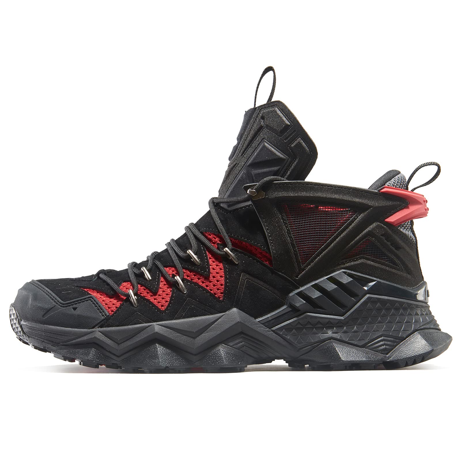 RAX Men's Mid V-Tex Waterproof Hiking Boots - Lightweight Outdoor Shoes for Trekking, Camping & Mountain Climbing - Durable Traction for All Terrains