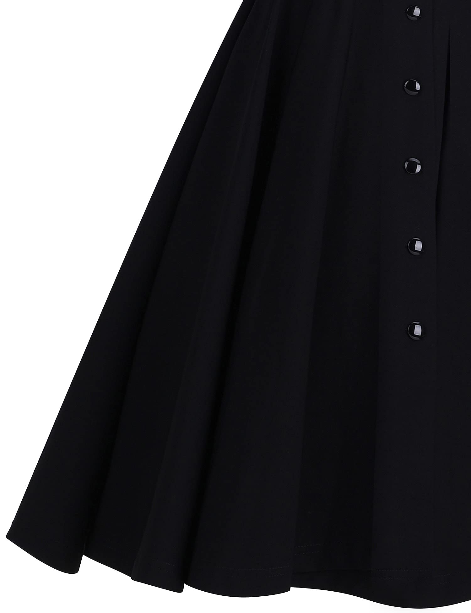 GownTown 1950s Vintage Women's Midi Shirt Dress with Belt - Elegant Cocktail Party Dress for Women | Perfect for Evening Parties, Weddings, and Special Occasions