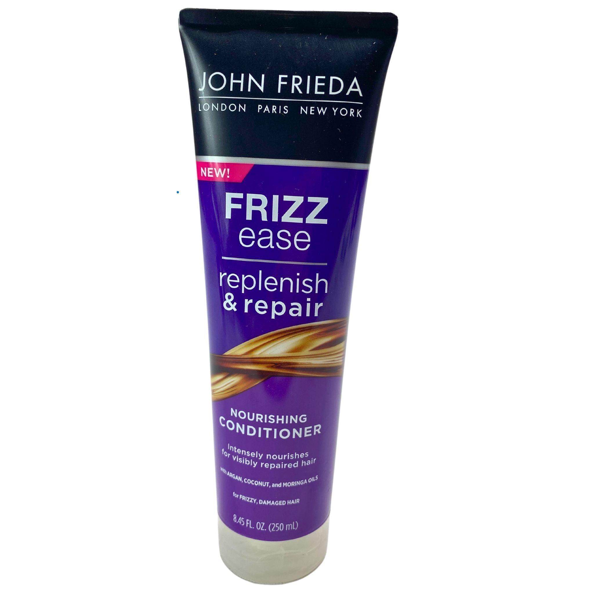 John Frieda Frizz Ease Replenish & Repair Nourishing Conditioner 8.45 FL OZ (50 Pack) - Hydrating Hair Treatment for Dry, Damaged Hair - Perfect for Salons & Home Hair Care