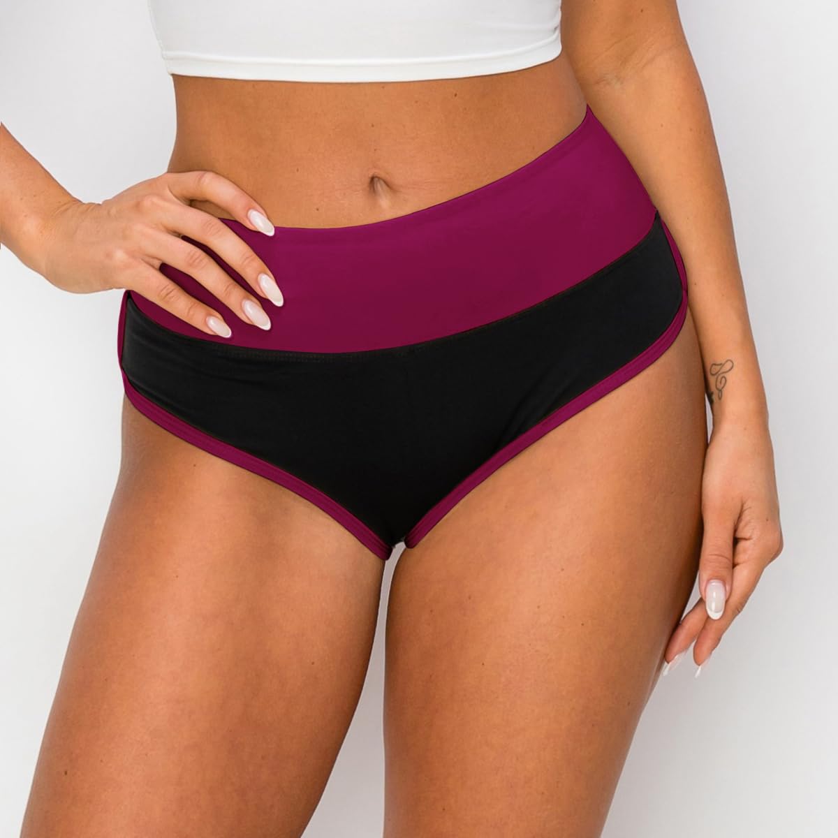 ALWAYS Women's High Waisted Booty Shorts - Super Soft Dolphin Shorts for Yoga, Gym & Summer Outfits
