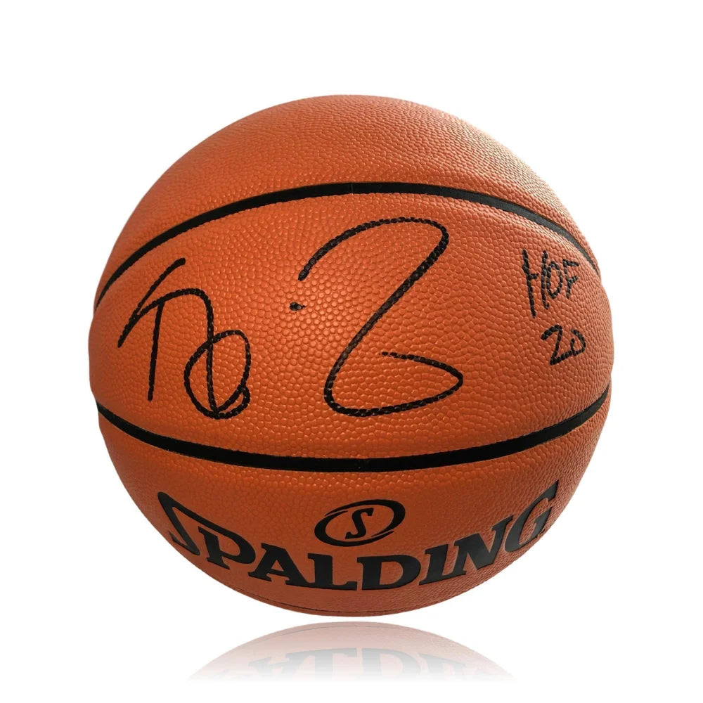 Kevin Garnett Autographed Basketball - Hall of Fame Inscription with COA - Boston Celtics & Minnesota Timberwolves Memorabilia - Perfect for Sports Collectors, Man Cave Decor, and NBA Fan Gifts