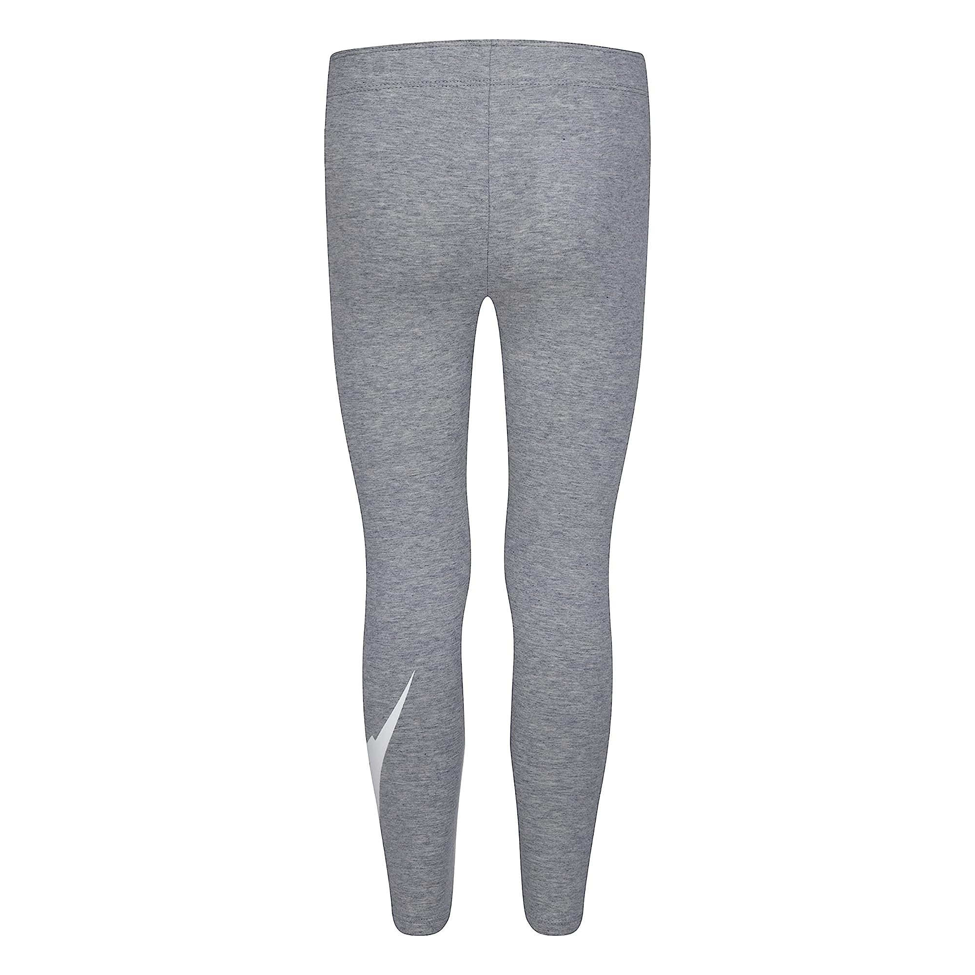 Nike Girls' Graphic Print Sports Leggings - Comfortable Athletic Pants for Running, Yoga & Gym Workouts