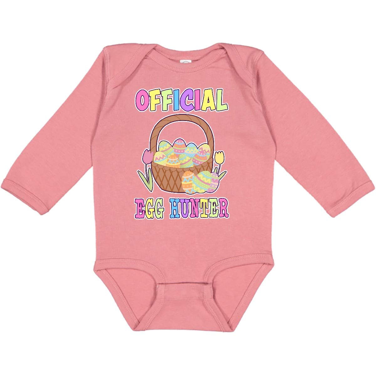 Egg Hunter Easter Basket Long Sleeve Creeper - Perfect for Easter Celebrations