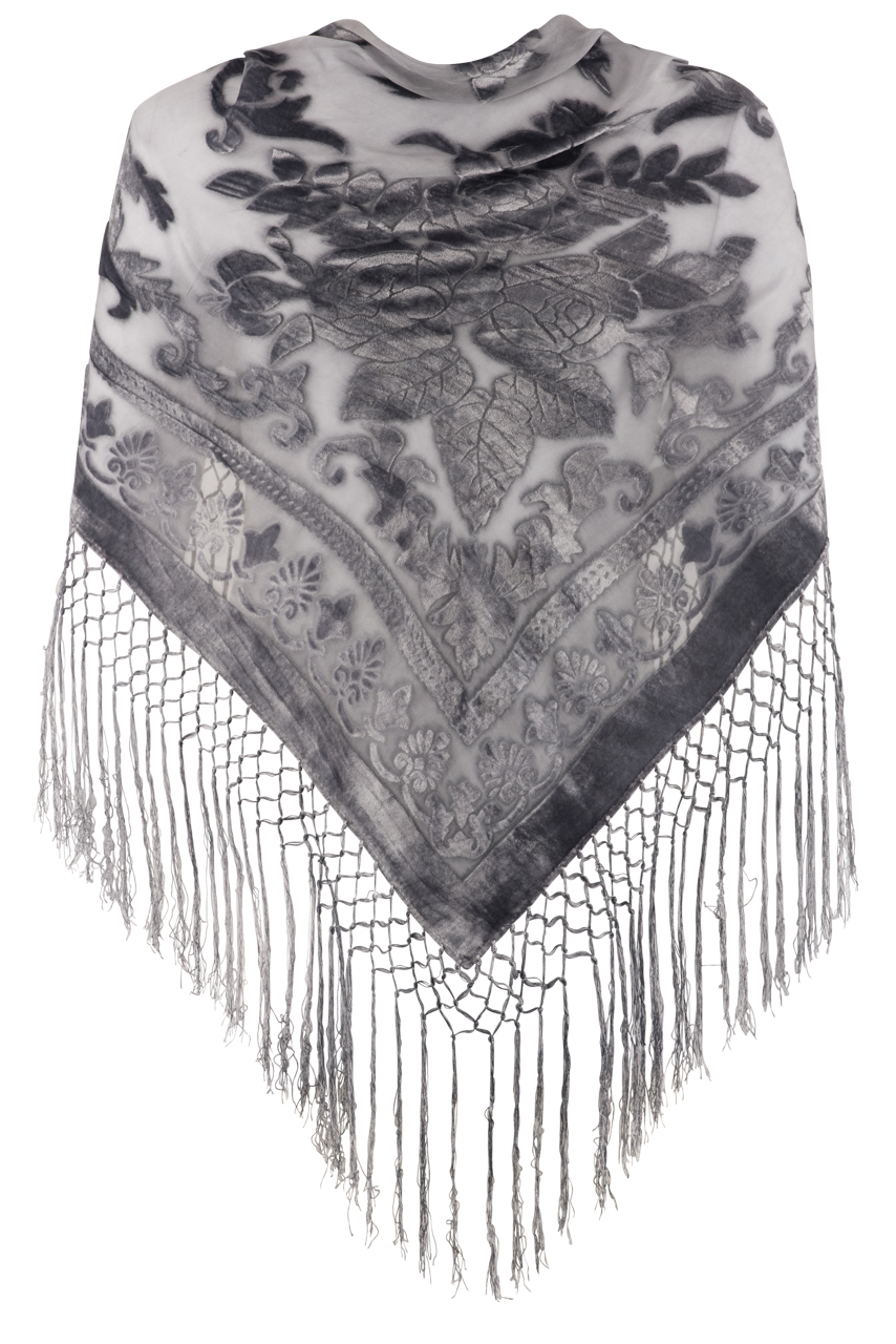 Pat Dahnke Denim Triangle Shawl Scarf - Stylish & Versatile Fashion Accessory for Women - Perfect for Casual Outfits, Layering, and Outdoor Activities