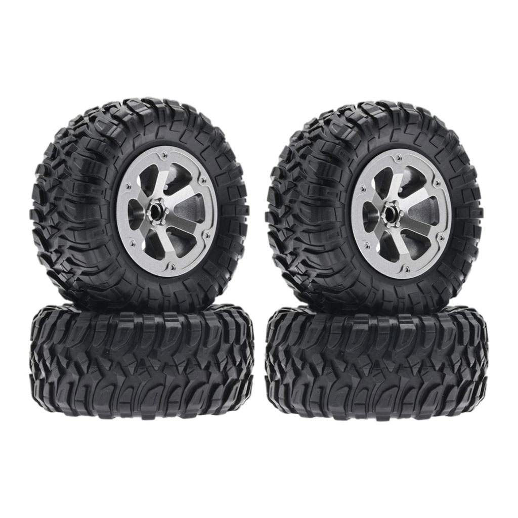Upgraded RC Car Tires for WPL 1:16 Scale Models - High Performance Replacement Parts for Off-Road Vehicles | Perfect for Hobbyists, Racing Enthusiasts & DIY Car Modifications