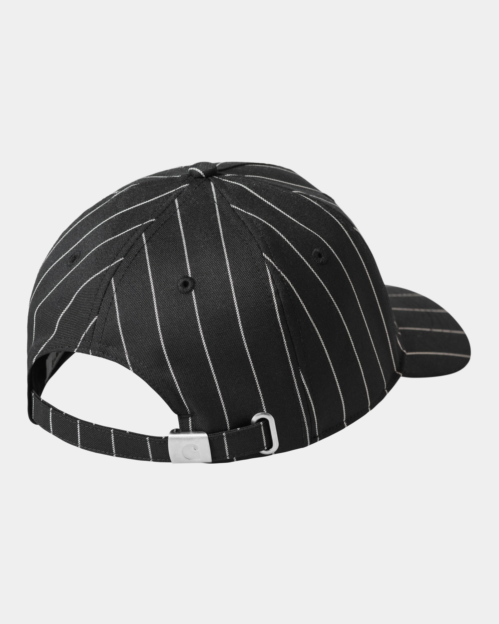 Seaton Cap for Men - Black Wax Stripe Cotton Baseball Hat | Casual, Outdoor & Sports Wear for Everyday Use