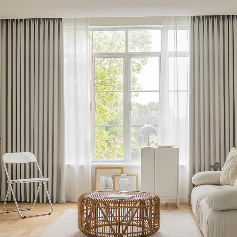 Premium Hazel Chenille Waffle Weave Blackout Soundproof Curtains - Thermal Insulated Custom Window Treatments for Bedroom, Living Room & Home Theater