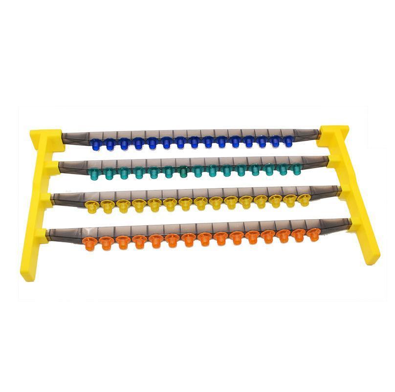 Queen Rearing Plastic Frame with 4 Cell Bars & 100 Cups - Beekeeping Equipment for Honey Production & Hive Management (Perfect for Queen Bee Breeding & Colony Expansion)