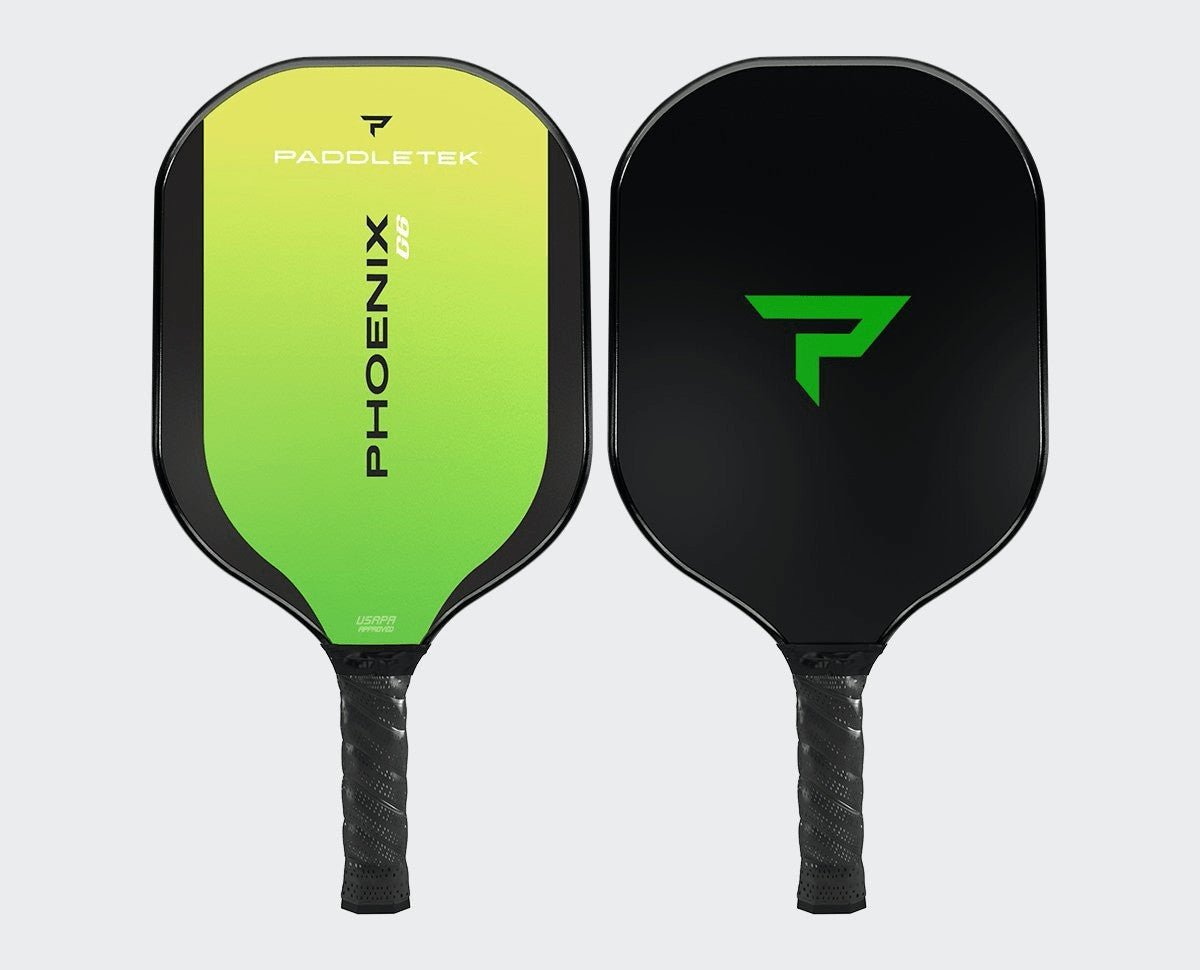 Paddletek Phoenix G6 Pickleball Paddle - Premium Carbon Fiber Paddle for Competitive Play & Tournament Use | Lightweight & Durable for Indoor/Outdoor Games
