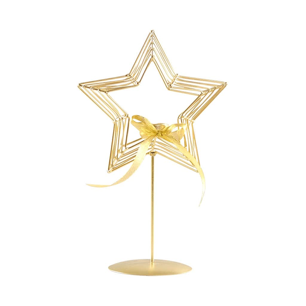 Wrought Iron Candle Holder - Elegant Candlestick for Christmas Decor, Home & Restaurant Table Centerpiece - Perfect for Romantic Candlelight Dinners, Holiday Parties & Wedding Decorations