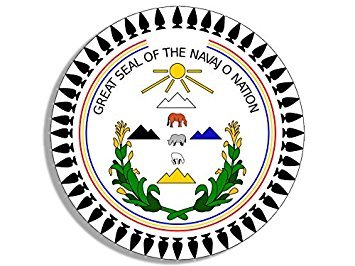 Navajo Nation Magnet - 4x4 Inch Round Native American Tribal Seal Refrigerator Magnet for Home, Office & Dorm Decor | Authentic Indian Logo Souvenir Gift