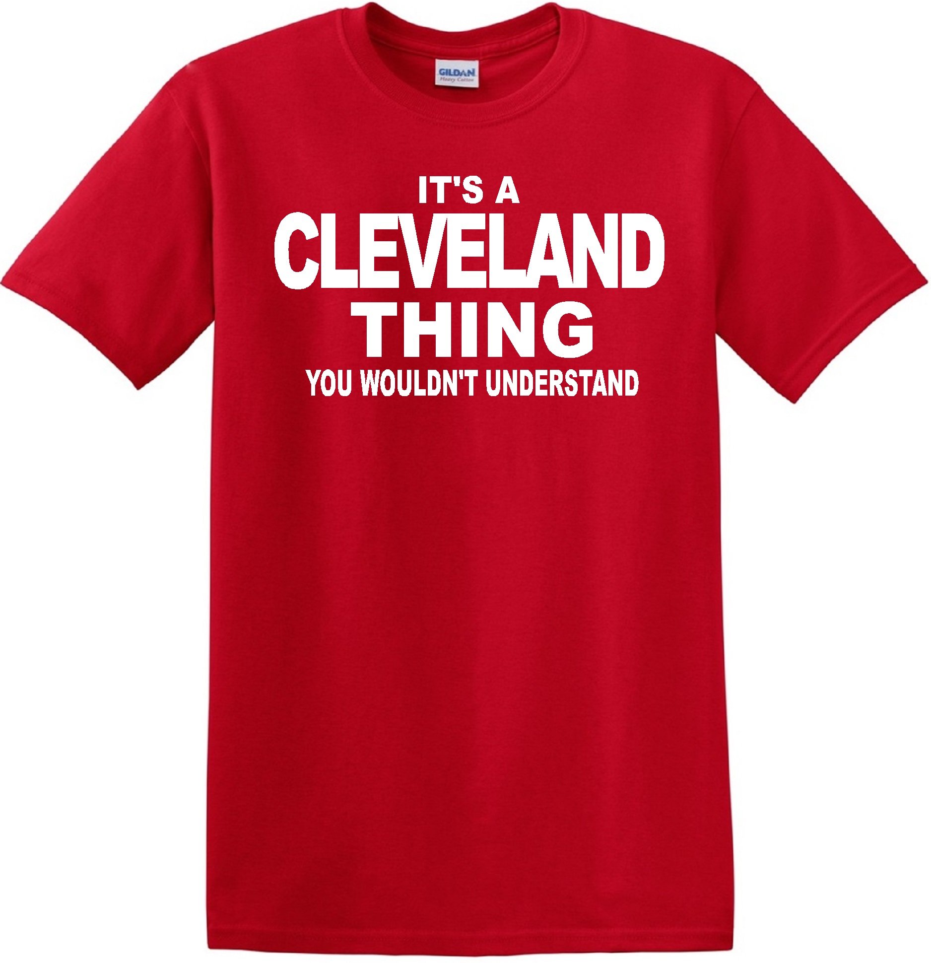 Cleveland Thing Red T-Shirt for Men & Women | Soft Cotton Casual Tee | Perfect for Sports, Outings & Everyday Wear