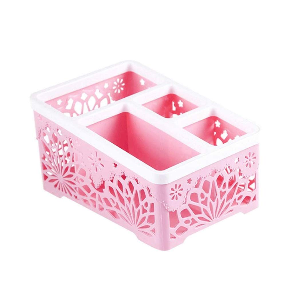Stackable Plastic Storage Organizer Box for Cells, Ties, Bras, Socks & Cosmetics - Drawer & Cabinet Organizer for Home, Office & Travel Use