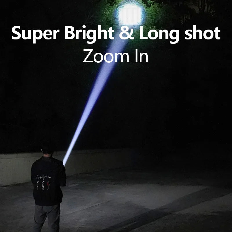 Super Bright LED Mini Flashlight with Hook - Compact, Portable, and Durable for Camping, Hiking, Emergency, and Everyday Use