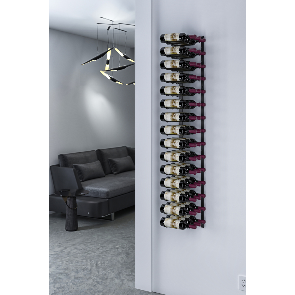 W Series 5 Foot Tall Wine Rack Kit - Holds 15 to 45 Bottles | Perfect for Home Cellars, Wine Bars & Restaurant Storage