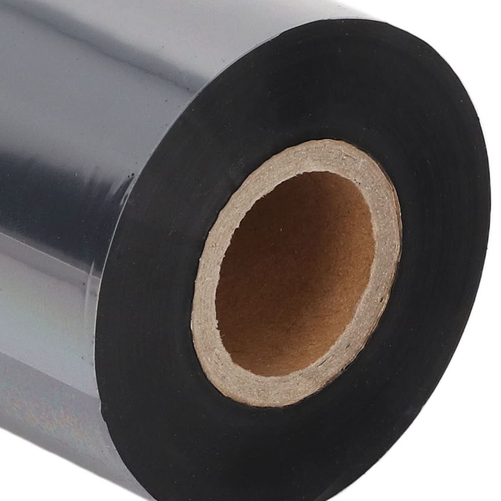 High-Quality 80mm x 300m (3.15in x 984.25ft) Thermal Transfer Wax Printer Ribbon for Barcode & Label Printing - Compatible with Most Printers - Ideal for Retail, Warehouse & Shipping Label Applications