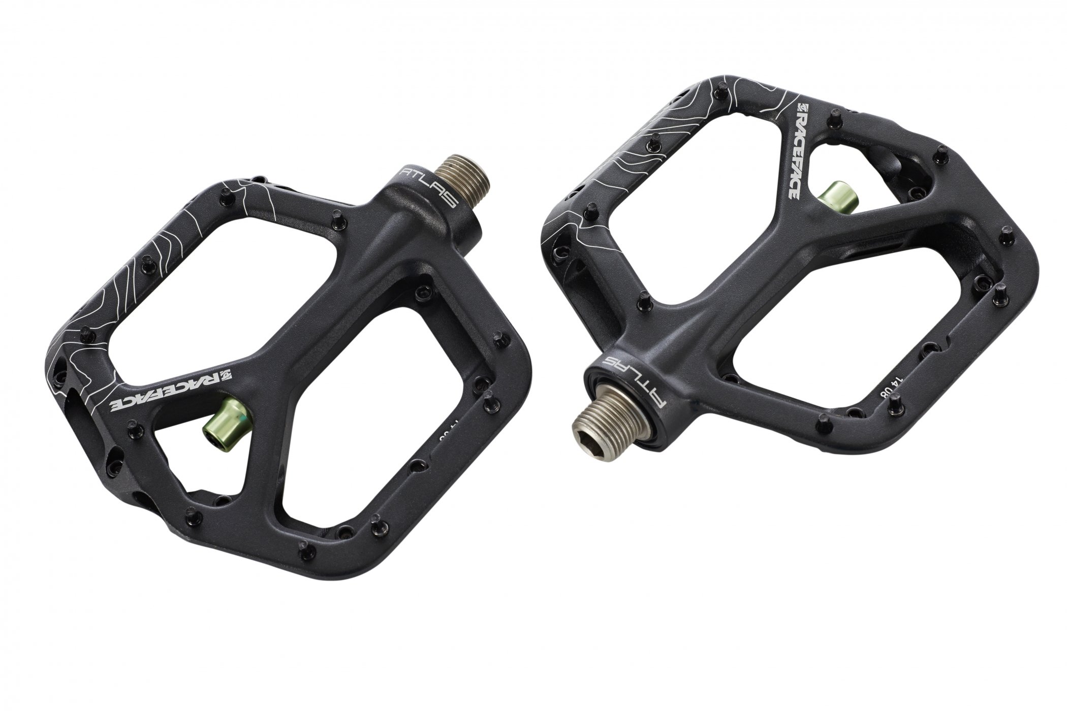 Race Face Atlas Bike Pedals - Premium Mountain Bike Pedals for Trail & Enduro Riding - Durable MTB Pedals with Excellent Grip - Perfect for Off-Road Cycling & Mountain Biking Adventures