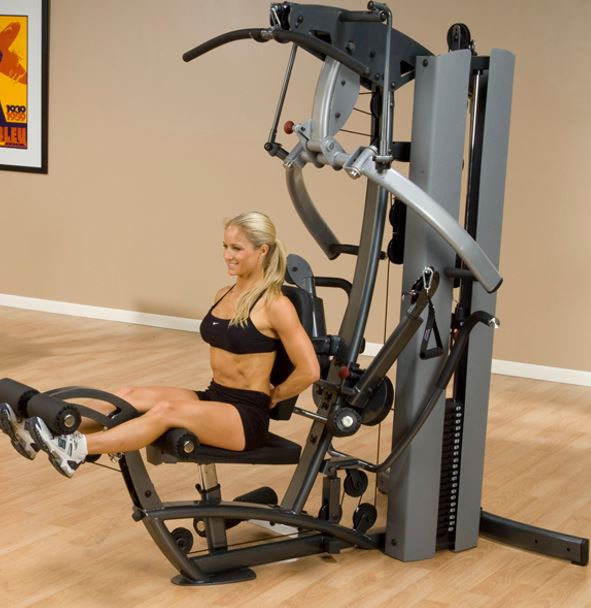 Body Solid Fusion 600 Single Stack Home Gym System - Strength Training Equipment for Full Body Workouts | Perfect for Home Gym, Small Spaces & Personal Fitness Training