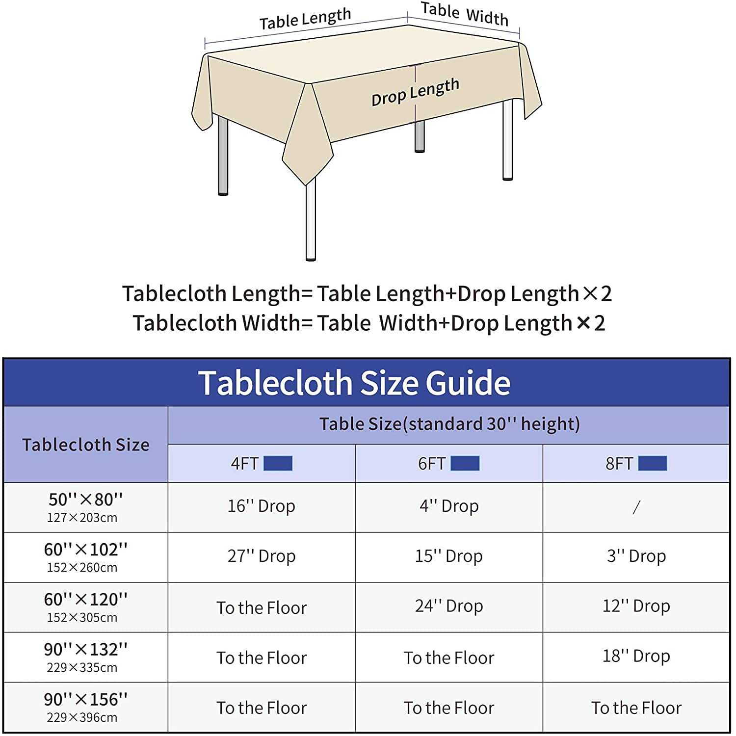 Silver Sequin Tablecloth 90x132 Inches - Glitter Party Table Cover for Weddings, Birthdays, Baby Showers & Christmas Decor | Rectangular Sequin Table Overlay for Reception, Bridal Shower & Holiday Celebrations