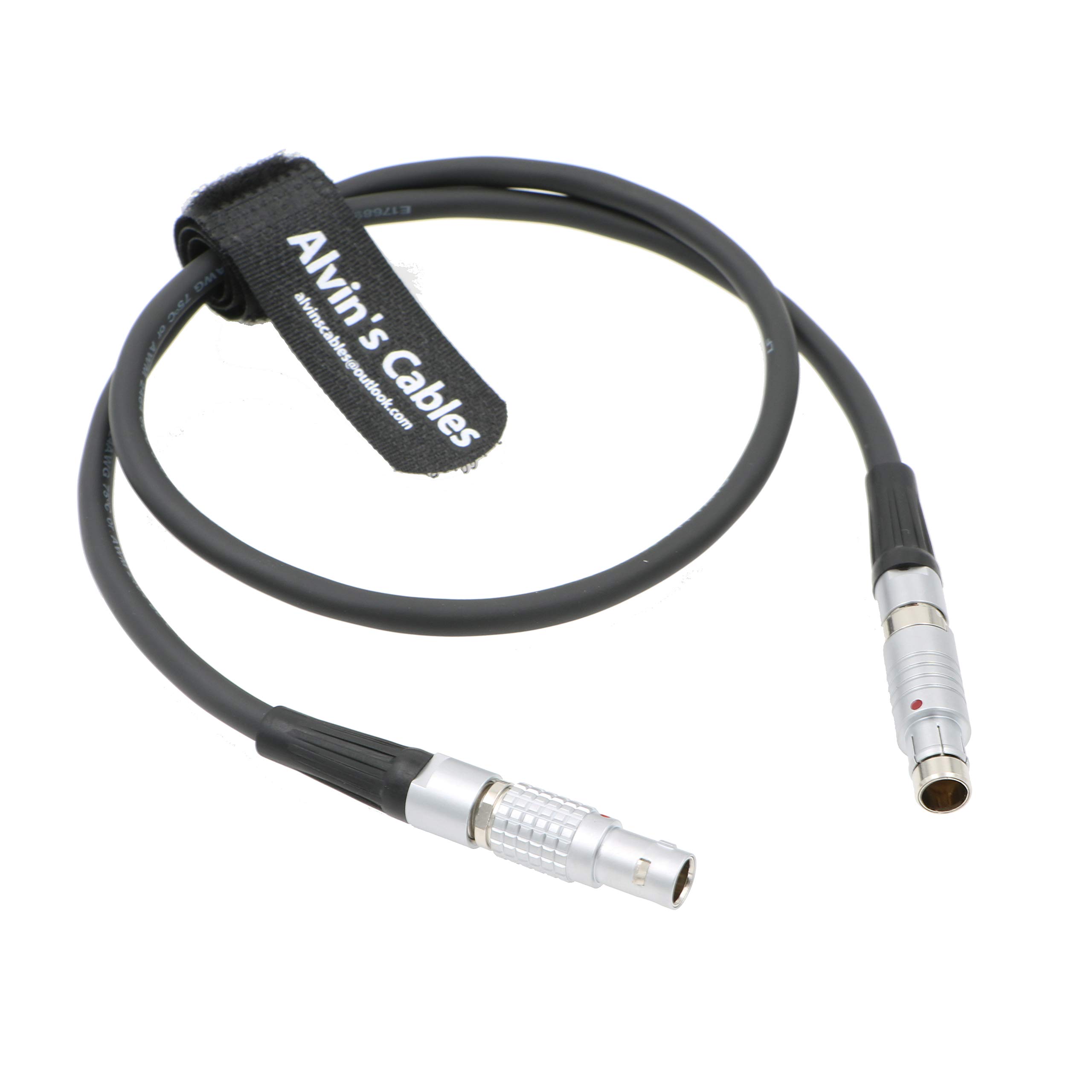 Alvin's Cables Fischer 3 Pin Male to 2 Pin Male Power Cable for ARRI Alexa Camera to Teradek SmallHD Monitor - 60cm/23.6in - Professional Video Production Power Adapter for On-Set Monitoring