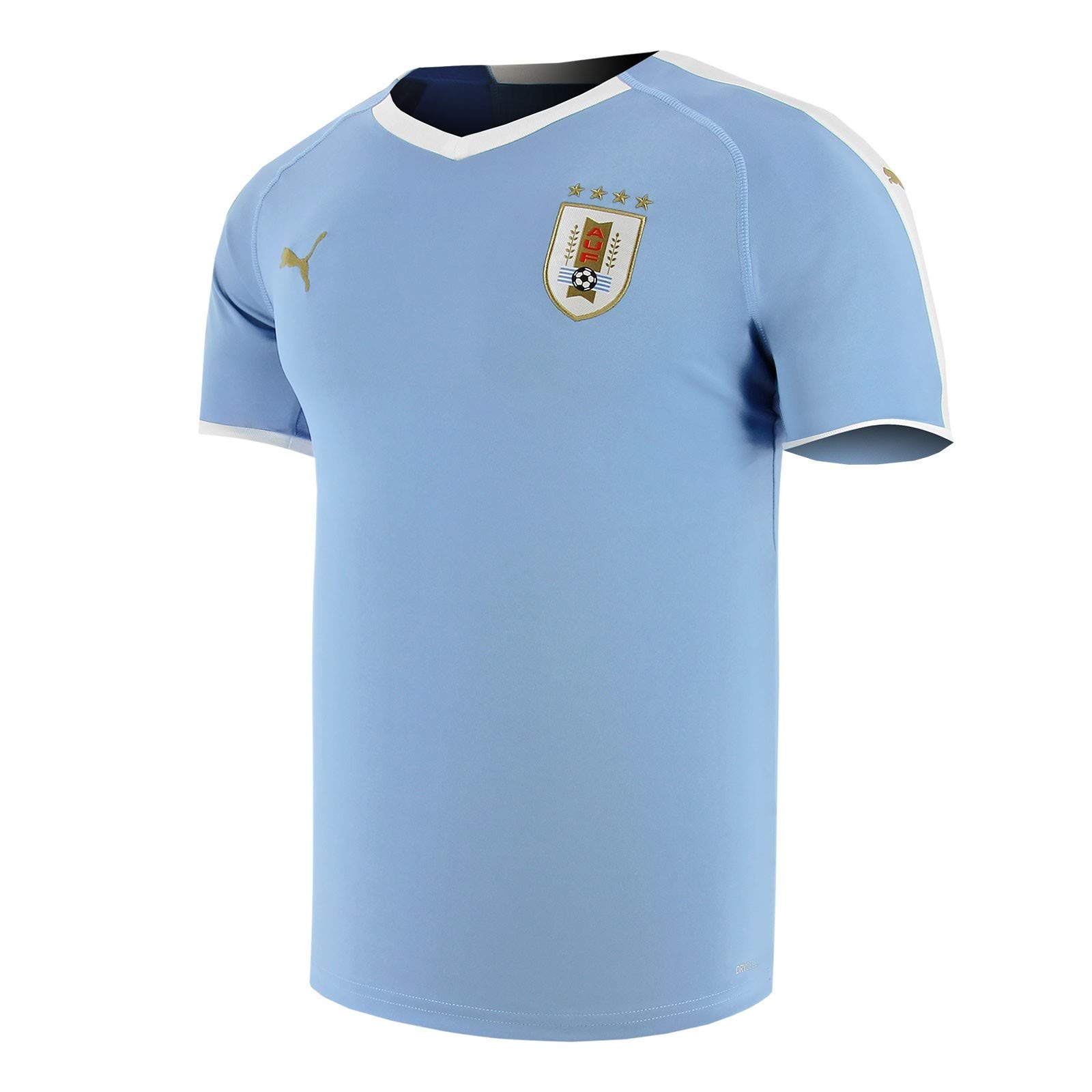 PUMA Uruguay 2019 Youth Home Soccer Jersey - Authentic Football Shirt for Kids & Teens - Perfect for Matches, Training & Fan Support