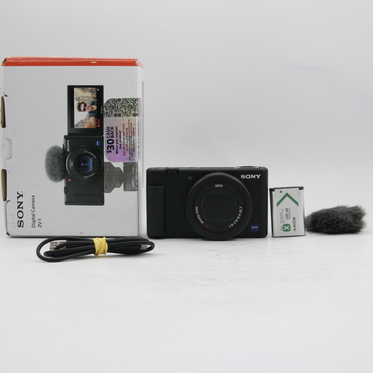 Sony ZV-1 Digital Camera (Black) - Open Box Excellent Condition | Vlogging Camera for YouTube, Travel & Content Creation