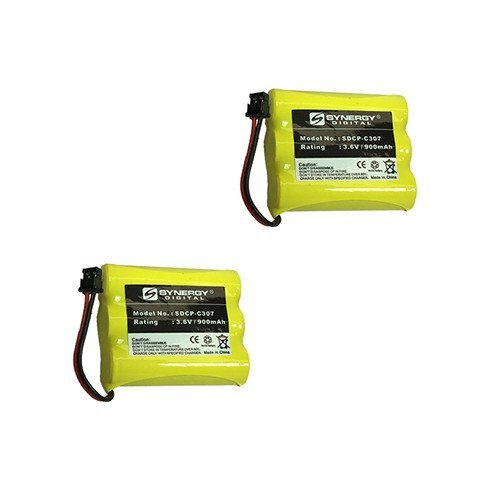 Radio Shack CS-0025 Cordless Phone Battery Combo Pack - 2 x SDCP-C307 Replacement Batteries for Home & Office Phones | Long-Lasting Power Solution