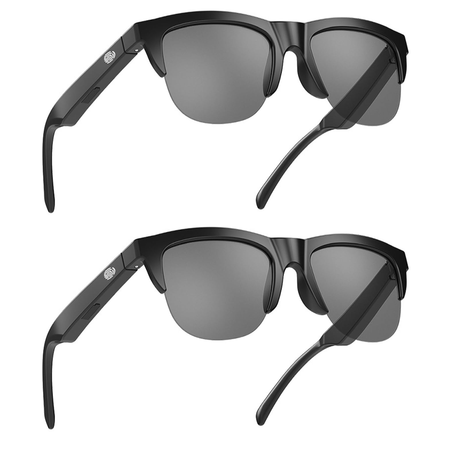 Smart Polarized Bluetooth Sunglasses with Built-in Mic & Speakers - Voice Assistant Enabled, UV Protection Audio Glasses for Running, Driving & Outdoor Activities